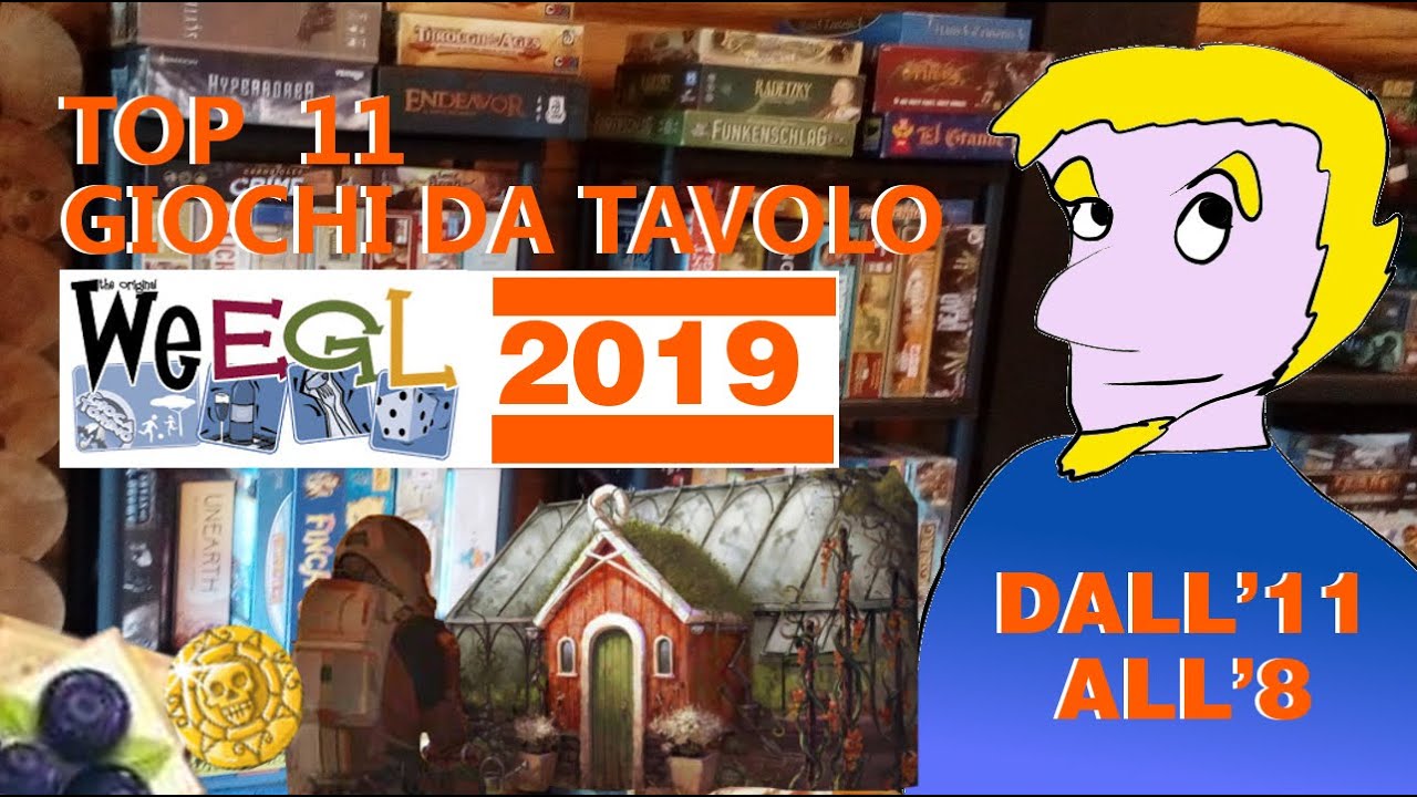 Top 11 Giochi da Tavolo provati al WEEGL 2019! [11° - 8°]