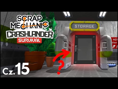 SECRET LABORATORY under the company headquarters - Scrap Mechanic Crashlander part 15