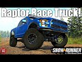 SnowRunner: NEW FORD RAPTOR RACE TRUCK!