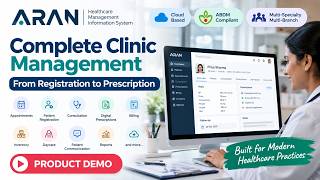 Dental Clinic Software Demo | ARAN ABDM Compliant HMIS | Consultation & Clinic Operations screenshot 5