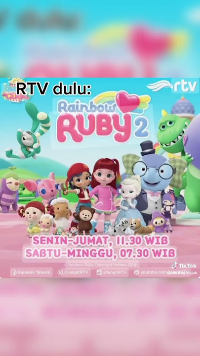 Kalian kangen kartun RTV yang dulu 🙃?