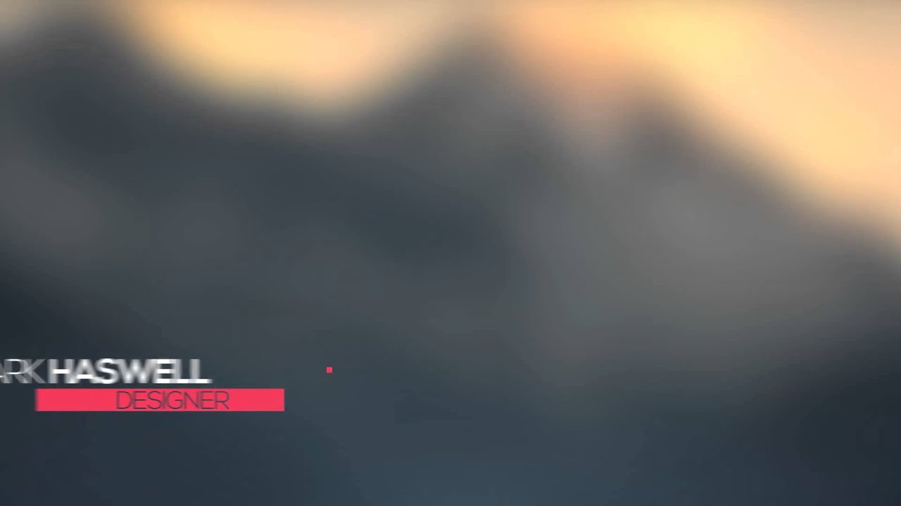 Clean Lower Third | VideoTemplate Download - YouTube