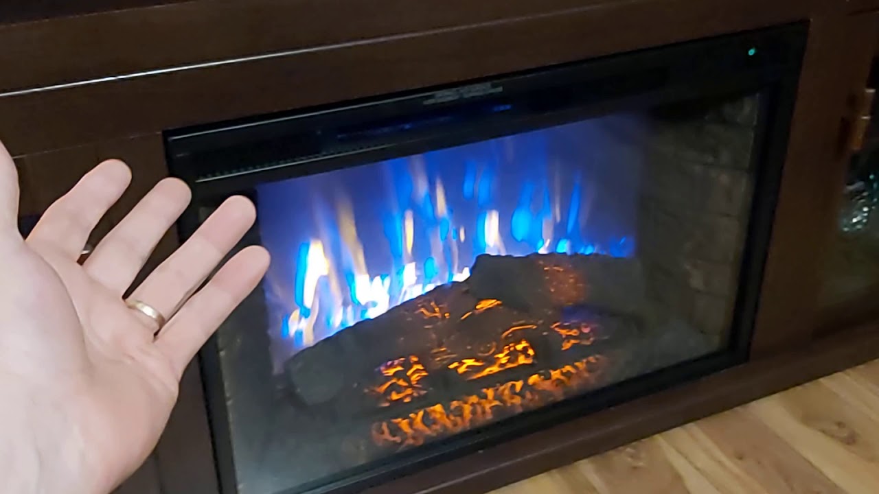 Surrey Electric Media Fireplace Review YouTube
