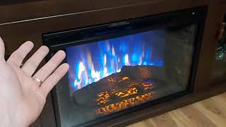 Surrey Electric Media Fireplace Review - YouTube