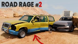 BeamNG Drive - Cars vs RoadRage #2