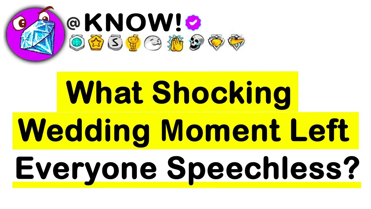 [FULL STORY] What Shocking Wedding Moment Left Everyone Speechless