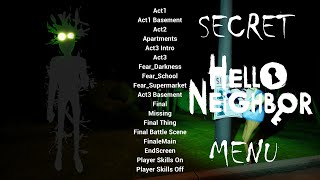 Famous SECRET HELLO NEIGHBOR DEBUG DEV MENU Wealth