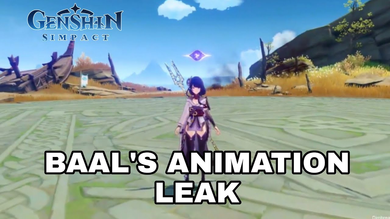 Baal Leaked Animations !  Genshin Impact