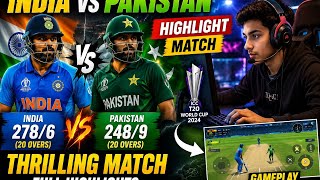 India vs pak 🎮 Gaming Creator | Cricket Gameplay & Highlights 🏏🔥 Daily Gaming