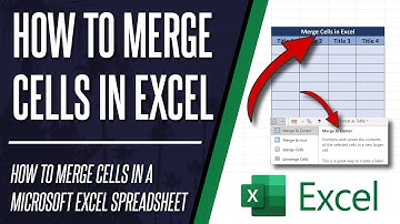 How to Merge Two or More Cells in Microsoft Excel