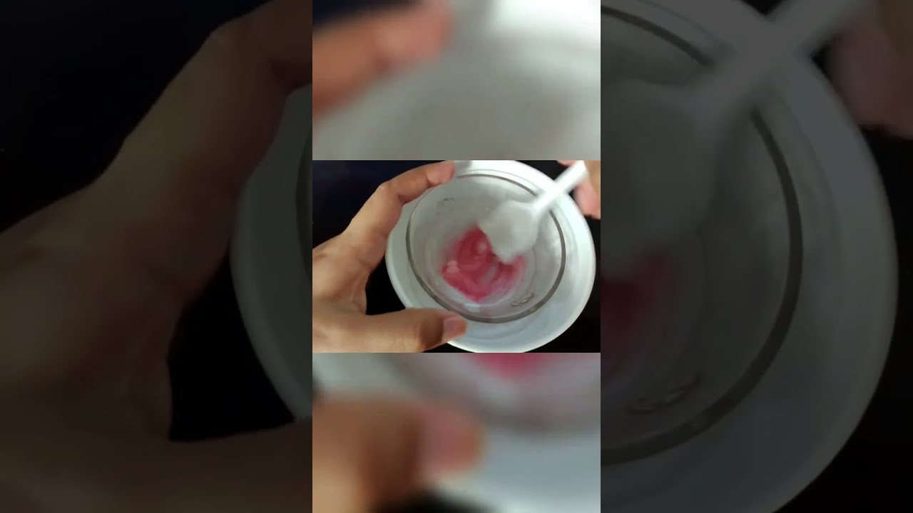 soap + body lotion = slime😍😍