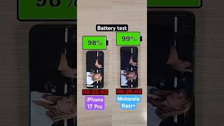 iPhone 17 Pro vs Motorola Razr+ battery test!