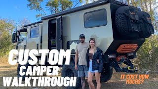 Isuzu NPS 300 Truck  Custom camper walkthrough