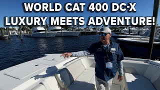 World Cat 400 DC-X Walkthrough: The Perfect Catamaran for Luxury and Adventure