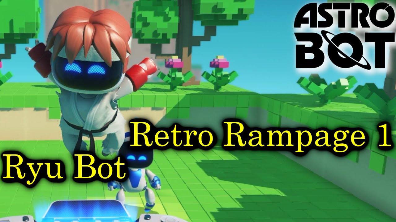 Retro Rampage 1 | Astro Bot [Ryu Bot Location] - YouTube