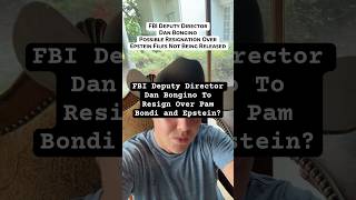 FBI Deputy Director Dan Bongino to resign over Pam Bondi and Epstein files. #epsteinfiles