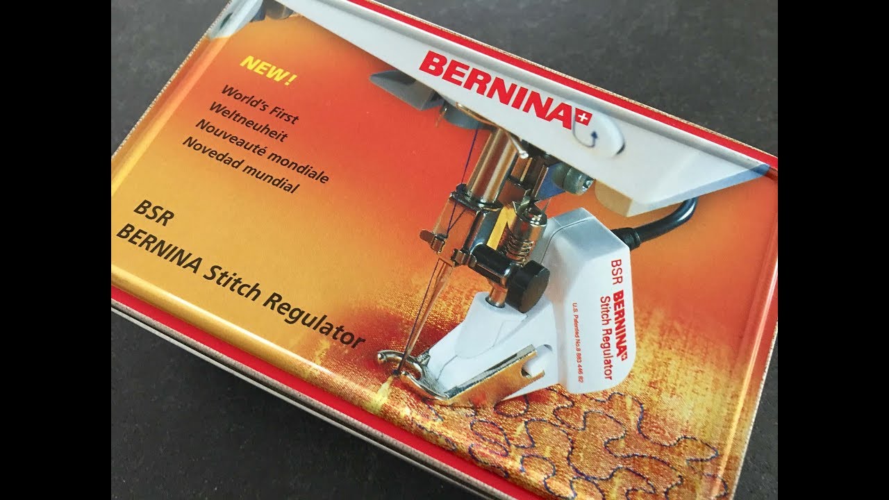 #freemotioning - Bernina foot #BSR Bernina Stitch regulator