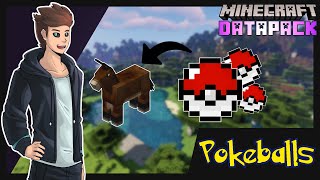 So I made POKEBALLS in Minecraft | Pokeballs Datapack