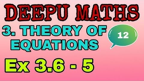 12TH MATHS EX 3.6 - 5