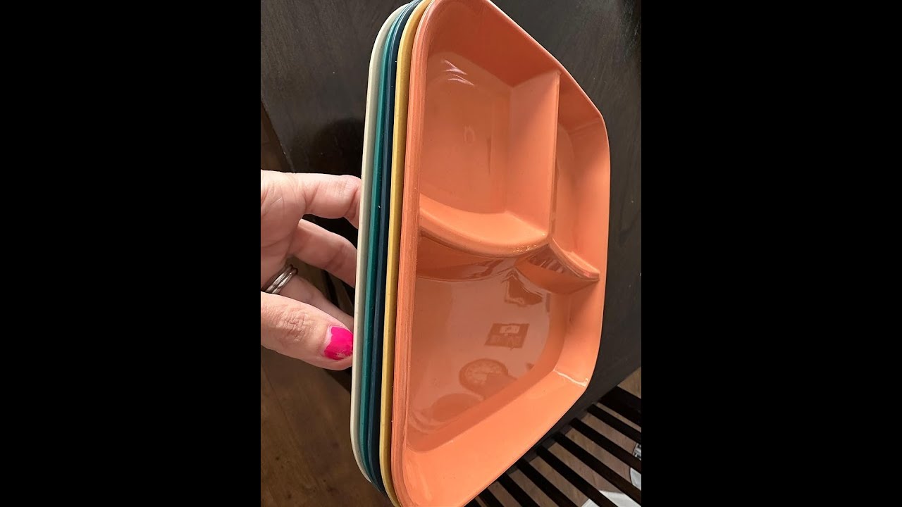 Разделенные тарелки из пшеничной соломы, квадратные, 25 см — отлично подойдут для детей и подрост...