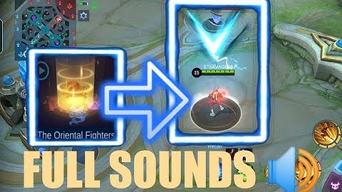 ORIENTAL FIGHTER RECALL INTO VALE HERO RECALL WITH SOUND AND BACKUP FILE