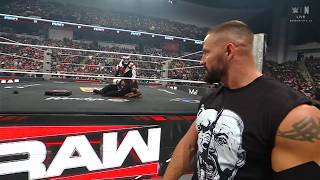 Bron Breakker spears injured Je'Von Evans| WWE RAW full segment