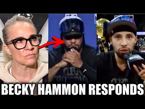 Becky Hammon RESPONDS To Being COOKED By Jalen Brunson & Jose Alvarado LIVE After Winning NBA FINALS