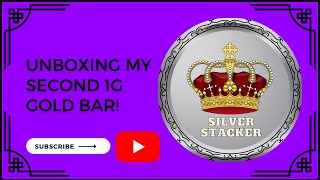 Unboxing another 1g GOLD bar to add to the stack!