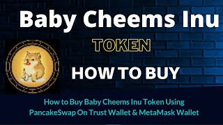 How to Buy Baby Cheems Inu Token (BCI) Using PancakeSwap On Trust Wallet OR MetaMask Wallet screenshot 4