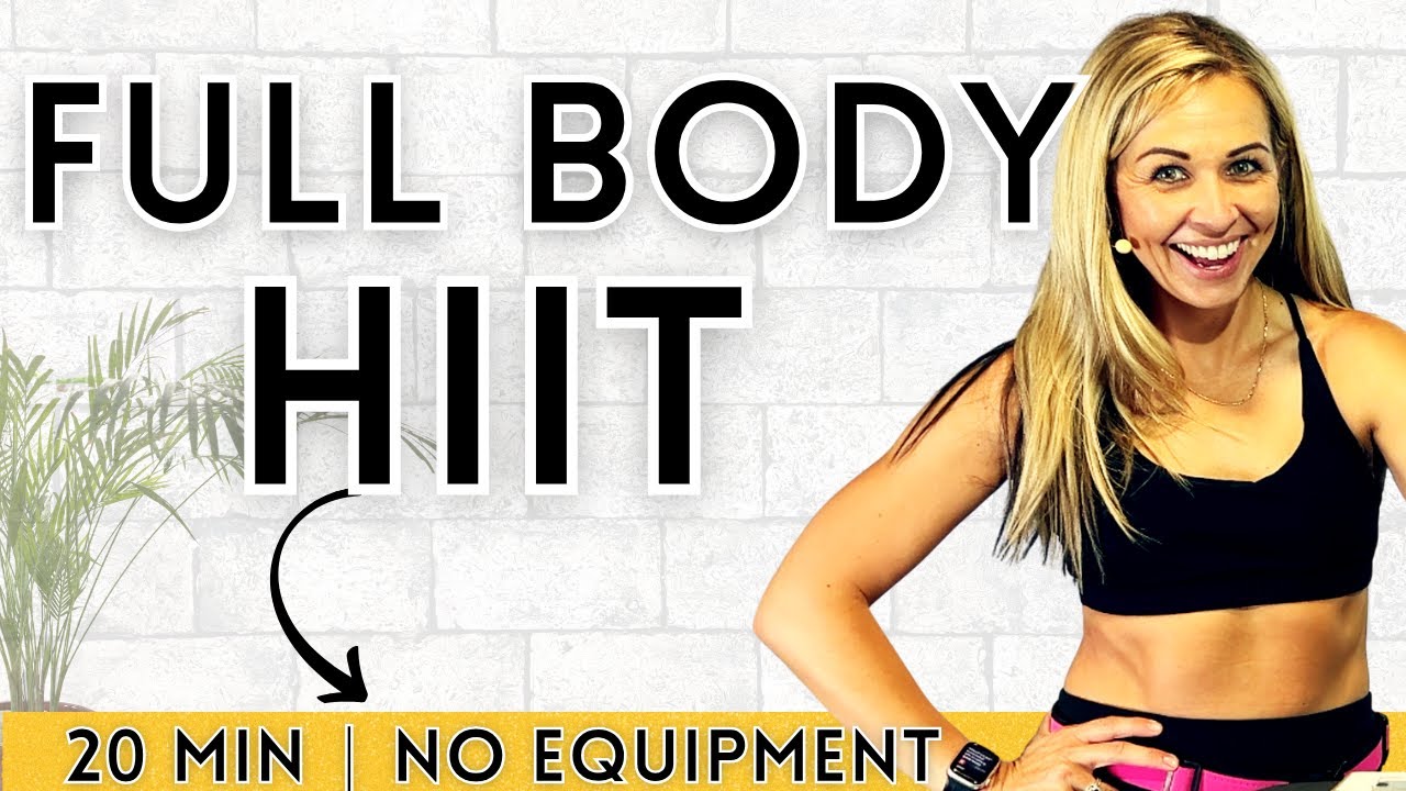 20-MIN FULL BODY HIIT | All Standing | No Equipment | No Repeat Workout for Beginners & Cyclists