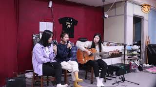[기타링 조별경연]191126  미리 메리 크리스마스 (아이유 Feat  천둥) - 6조 김현진 김민지 유사라