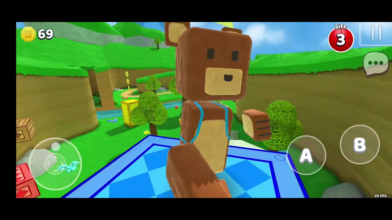 تختيم اول علم من لعبتSuper Bear Adventure