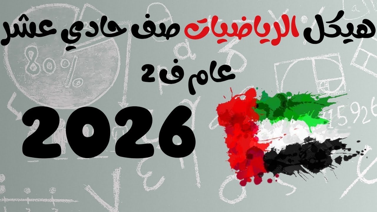 هيكل الرياضيات للصف الحادي عشر عام الفصل الثاني لعام 2026