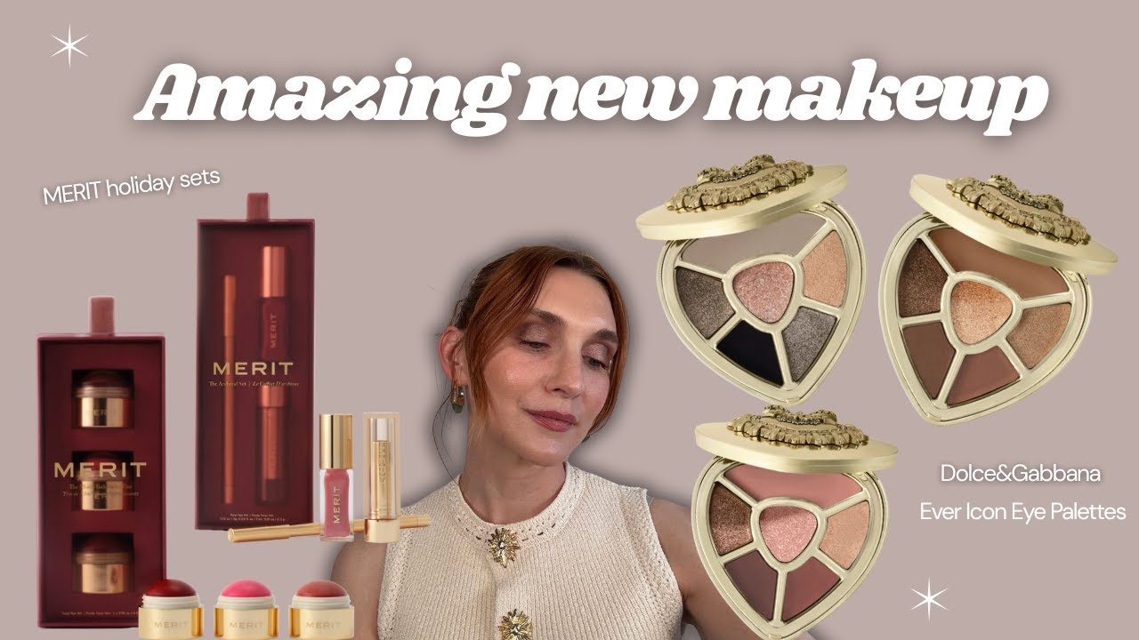 ✨ 🎄 Merit 2025 Holiday Sets + Dolce & Gabbana Ever Icon Palettes ⭐️