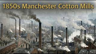 Inside 1850s Manchester's Cotton Mills - Full Production Process (AI Reconstruction)
