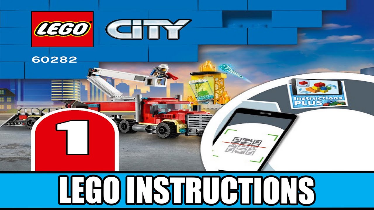 LEGO City 60282 Fire Command Unit building instructions