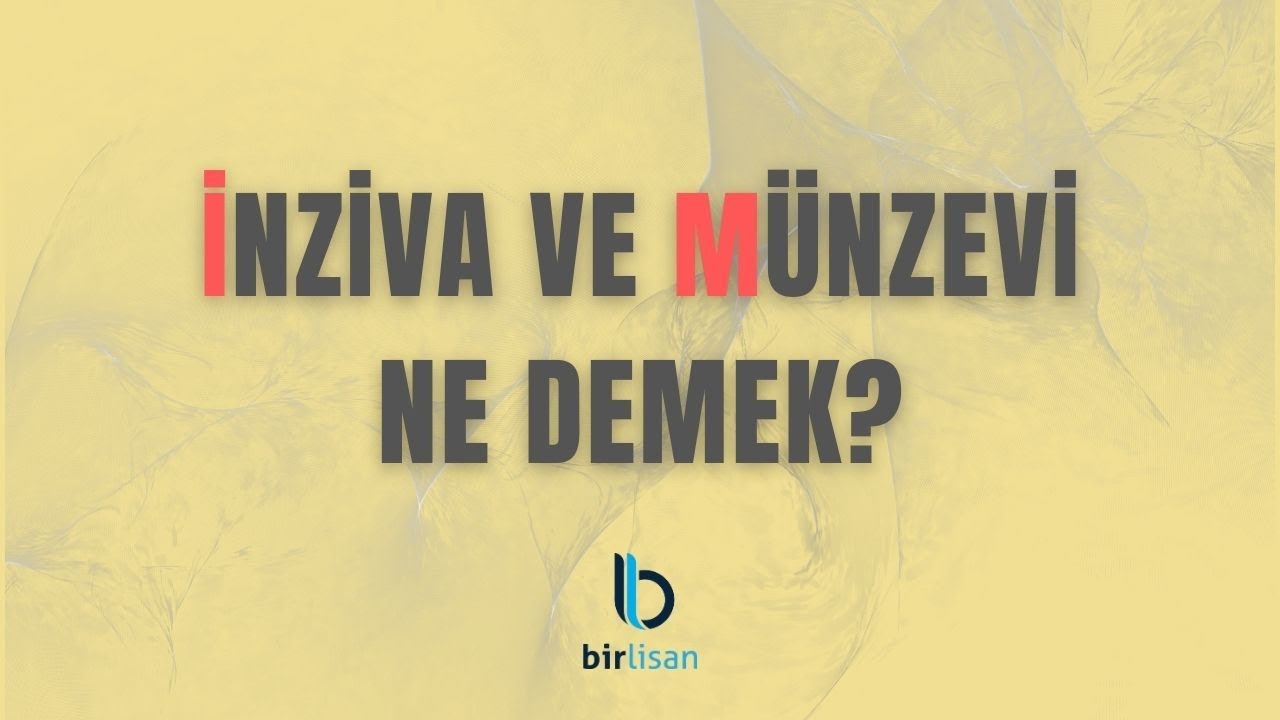 İnziva ve Münzevi Ne Demek?