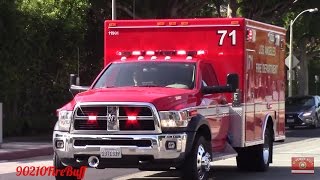 LAFD Rescue 71 Responding Code 3