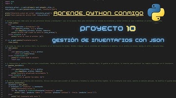 PYTHON | Proyecto 10: Gestión de Inventarios con JSON | APRENDE PYTHON CONMIGO