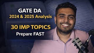 30 MOST IMPORTANT TOPICS - GATE DA 2026