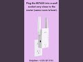 TP Link RE765X AX3000 Wi Fi 6 Range Extender setup using the WPS push button