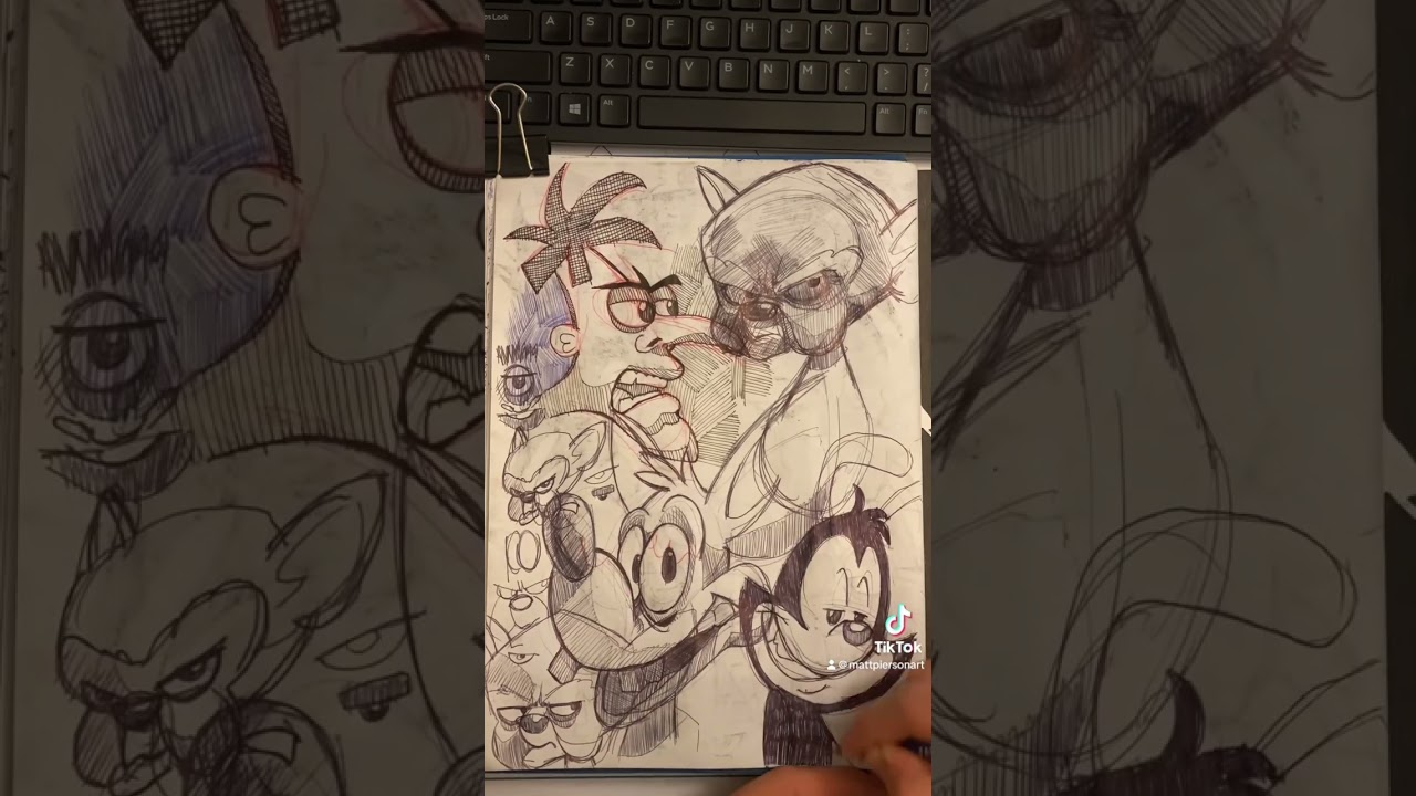 I drew Yakko from Anamaniyaks! 