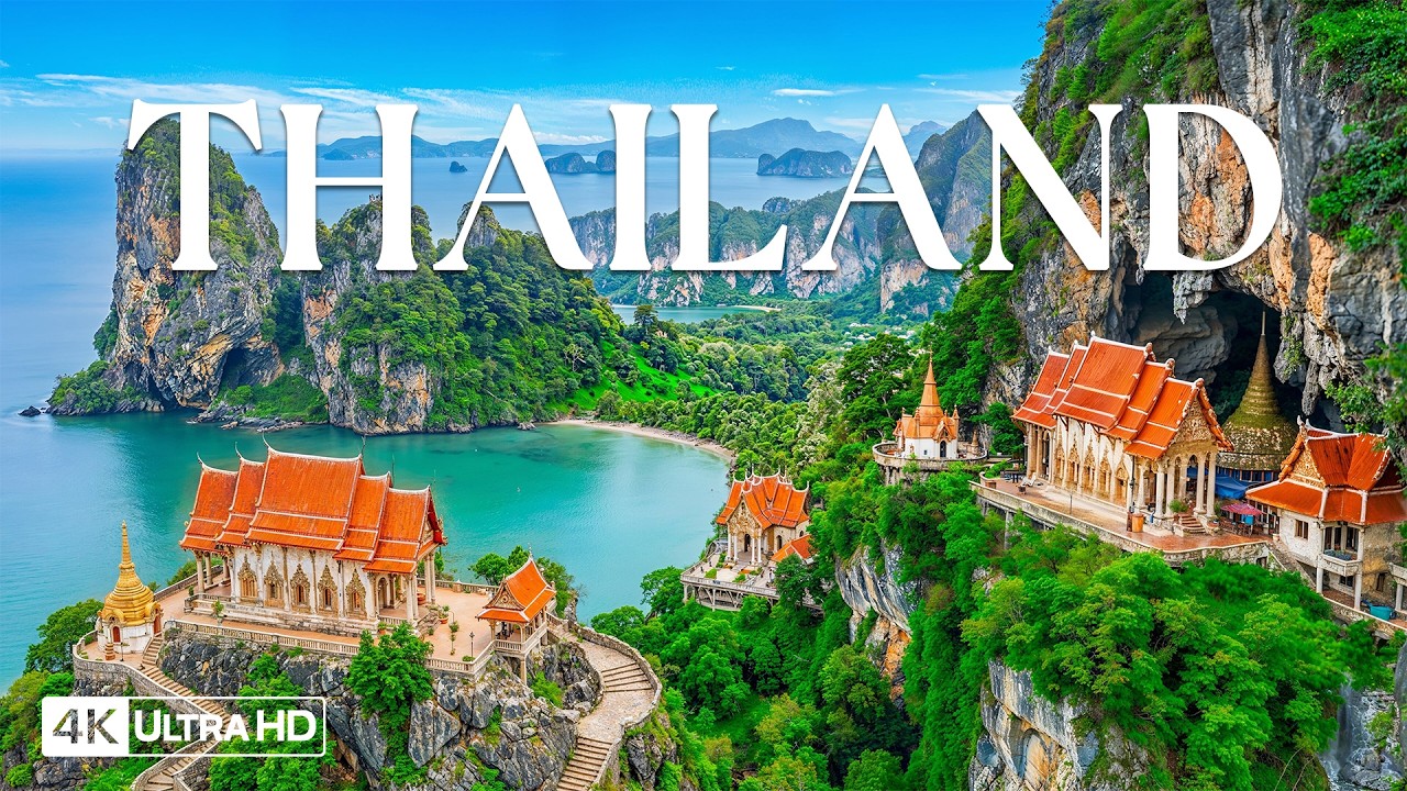 Таиланд 4K | Девственные пляжи, древние храмы и неподвластная времени тропическая красота