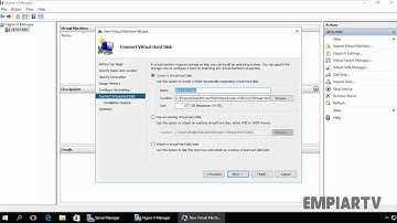 How to Create Virtual Machine in Hyper V 2016