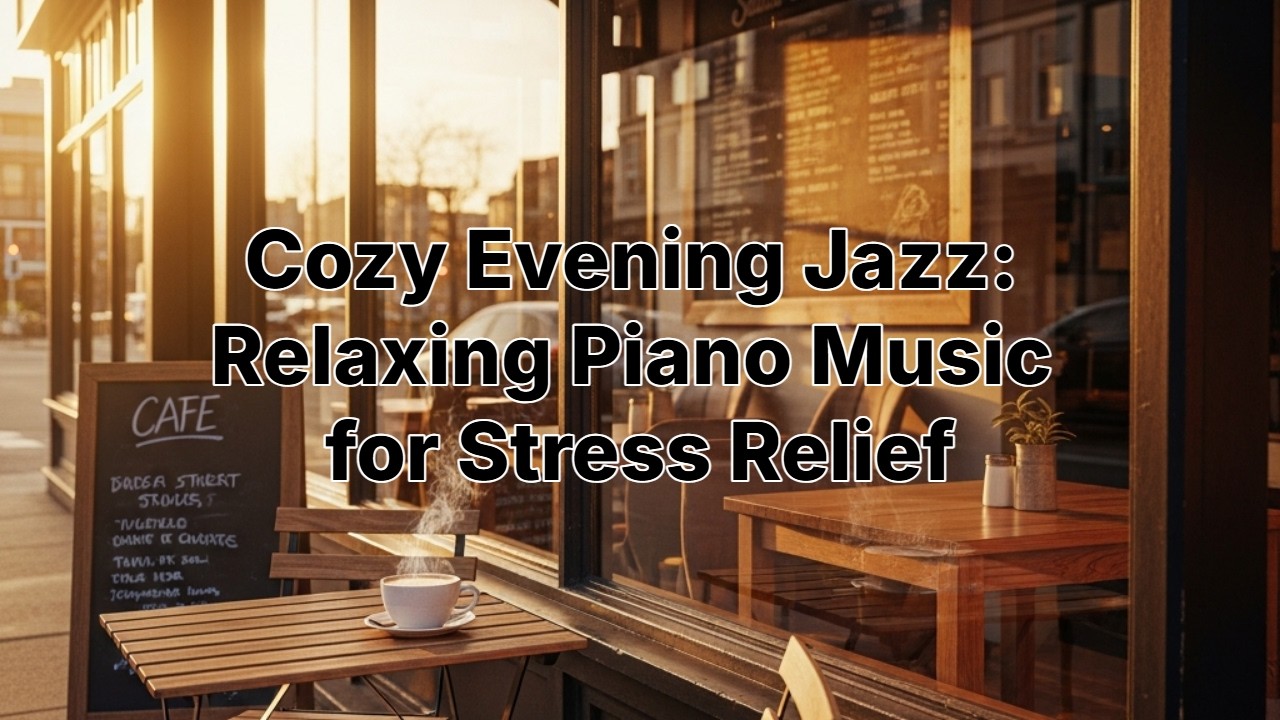Cozy Evening Jazz: Relaxing Piano Music for Stress Relief