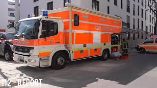 [Großeinsatz für die Feuerwehr Düsseldorf] Mehrere PKW's brannten in einer Tiefgarage