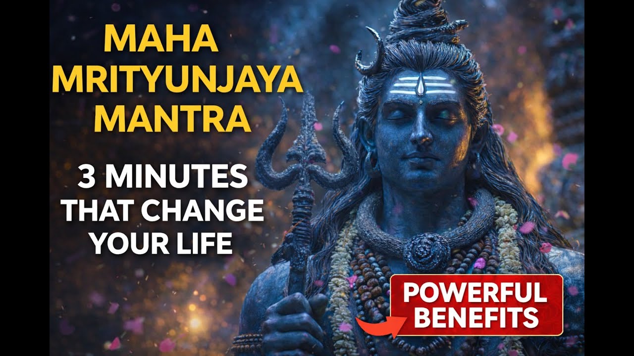 Chant Maha Mrityunjaya Mantra for Healing, Protection & Peace | Powerful Benefits in Just 3 Minutes