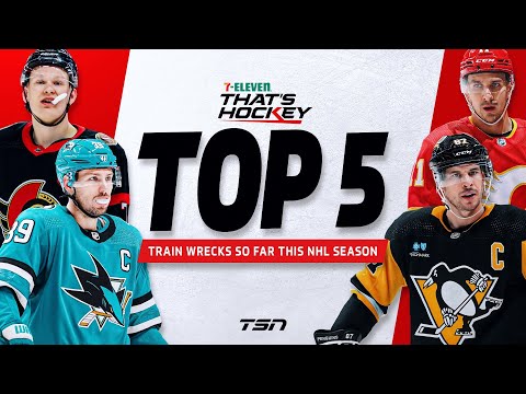Top 5 Train Wrecks so far this NHL season