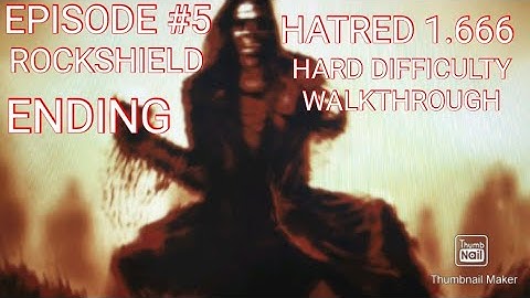 Hatred 1.666 Mod Walkthrough: Rockshield [ENDING] [HARD]