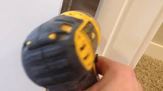 Door Adjustment   long hinge screw